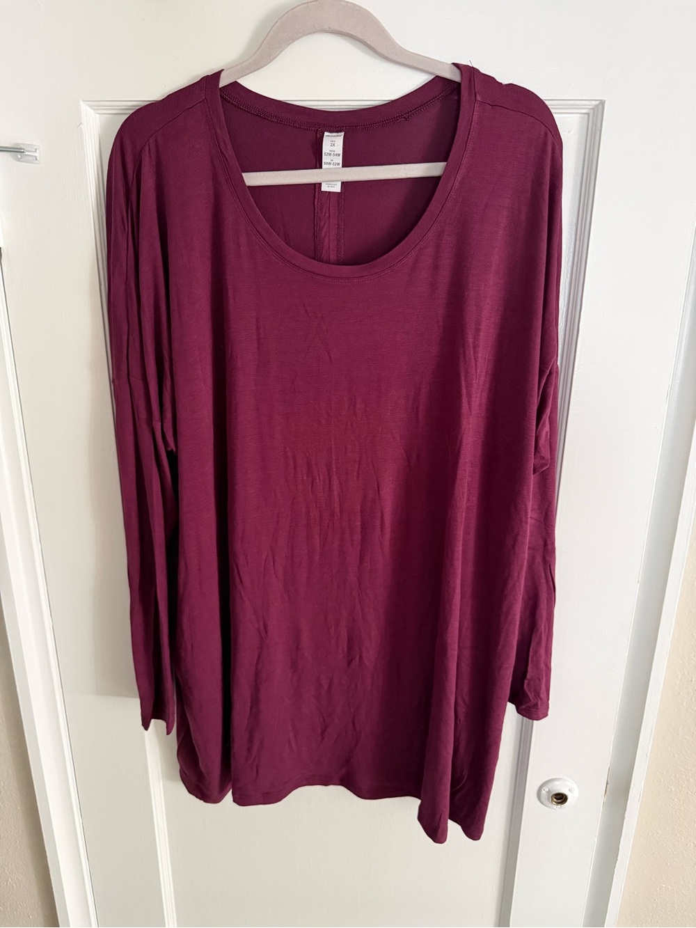 Marika lightweight tunic length long sleeve shirt
